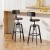 Artiss Bar Stools 2x Vintage Metal and Elm Wood Swivel Chairs, Adjustable Height 63.5–79.5cm, Black Frame Artiss Bar Stools 2x Vintage Metal and Elm Wood Swivel Chairs, Adjustable Height 63.5–79.5cm, Black Frame