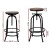 Artiss Set of 2 Adjustable Bar Stools, Elm Wood Seat, Black Steel Frame, 360° Swivel, 70–90cm, Modern Chairs Artiss Set of 2 Adjustable Bar Stools, Elm Wood Seat, Black Steel Frame, 360° Swivel, 70–90cm, Modern Chairs