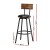 Artiss Set of 2 Industrial Bar Stools, 72cm Upholstered Seat, Steel Frame, Anti-Scratch, Black, Easy Assembly Artiss Set of 2 Industrial Bar Stools, 72cm Upholstered Seat, Steel Frame, Anti-Scratch, Black, Easy Assembly