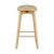 Artiss 2x Bamboo Rattan Bar Stools 67cm Counter Chairs Kitchen Barstools with Footrest, Sturdy & Easy Assembly
