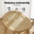 Artiss 2x Bamboo Rattan Bar Stools 67cm Counter Chairs Kitchen Barstools with Footrest, Sturdy & Easy Assembly