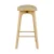Artiss Set of 4 Bamboo and Rattan Bar Stools 67cm Kitchen Counter Chairs with Footrest, Sturdy Frame, Natural Finish