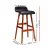 Artiss Sliva 4x Bar Stools - Black PU Leather, Bentwood Frame, 74cm Seat Height, Set of 4, Durable & Stylish Design