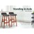 Artiss Sliva 4x Bar Stools - Black PU Leather, Bentwood Frame, 74cm Seat Height, Set of 4, Durable & Stylish Design Artiss Sliva 4x Bar Stools - Black PU Leather, Bentwood Frame, 74cm Seat Height, Set of 4, Durable & Stylish Design