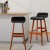 Artiss Sliva 4x Bar Stools - Black PU Leather, Bentwood Frame, 74cm Seat Height, Set of 4, Durable & Stylish Design Artiss Sliva 4x Bar Stools - Black PU Leather, Bentwood Frame, 74cm Seat Height, Set of 4, Durable & Stylish Design