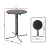 Gardeon Outdoor Bar Table Round Folding 109cm Black Steel Frame Weather-Resistant Desk Patio Furniture Gardeon Outdoor Bar Table Round Folding 109cm Black Steel Frame Weather-Resistant Desk Patio Furniture