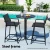 Gardeon Outdoor Bar Table Round Folding 109cm Black Steel Frame Weather-Resistant Desk Patio Furniture Gardeon Outdoor Bar Table Round Folding 109cm Black Steel Frame Weather-Resistant Desk Patio Furniture