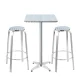 Gardeon 3-Piece Outdoor Bar Set - Adjustable Aluminium Bistro Table & Stools, Rust & UV-Resistant, Indoor/Outdoor Use Gardeon 3-Piece Outdoor Bar Set - Adjustable Aluminium Bistro Table & Stools, Rust & UV-Resistant, Indoor/Outdoor Use
