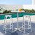 Gardeon 3-Piece Outdoor Bar Set - Adjustable Aluminium Bistro Table & Stools, Rust & UV-Resistant, Indoor/Outdoor Use