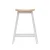 Artiss 2x Bar Stools, Pinewood Legs, 64cm Seat Height, Pine & White, Stylish & Durable Design, 150kg Capacity