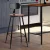 Artiss 2x Bar Stools - Vintage Metal Chairs with Removable Backrest, Industrial Design, 45x45x100cm, Dark Brown/Black