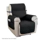 Artiss Water-Resistant Recliner Chair Cover, Black, Microfibre, 1-Seater, Easy Install, Diamond-Quilted Design
