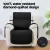 Artiss Water-Resistant Recliner Chair Cover, Black, Microfibre, 1-Seater, Easy Install, Diamond-Quilted Design