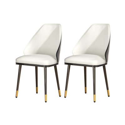 Artiss Dining Chairs Set of 2 - Beige & Black, PU Leather, Steel Legs, 150kg Capacity, 1-Year Warranty Artiss Dining Chairs Set of 2 - Beige & Black, PU Leather, Steel Legs, 150kg Capacity, 1-Year Warranty