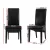 Artiss Danson Dining Chairs Set of 2 - Black PU Leather, Foam Padding, Pinewood Frame, Anti-Slip, Easy Assembly