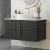 Cefito 900mm Wall Hung Vanity Unit, Black Timber Front, Carrara Stone Top, Soft-Close Drawers, Bathroom Cabinet Cefito 900mm Wall Hung Vanity Unit, Black Timber Front, Carrara Stone Top, Soft-Close Drawers, Bathroom Cabinet