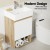 Cefito 445mm Wall Hung Vanity Unit: Modern White Basin Cabinet with Soft-Close Doors & Ample Storage, Durable Timber