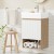 Cefito 445mm Wall Hung Vanity Unit: Modern White Basin Cabinet with Soft-Close Doors & Ample Storage, Durable Timber