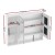 Cefito 100cm Bathroom Mirror Cabinet White Wall Mounted Vanity, Medicine Storage, 15mm MDF, Adjustable Shelves