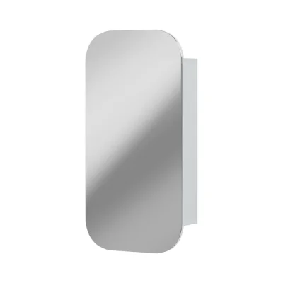 Cefito Bathroom Mirror Cabinet Arch Wall Hung 450x900mm White, 15mm MDF, Adjustable Shelves, Modern Design