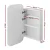 Cefito Bathroom Mirror Cabinet Arch Wall Hung 450x900mm White, 15mm MDF, Adjustable Shelves, Modern Design