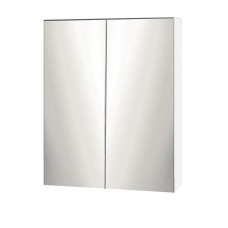 Cefito 600x720mm White Bathroom Mirror Cabinet, High Gloss MDF, Twin Doors, Adjustable Shelves, Eco-Friendly Design Cefito 600x720mm White Bathroom Mirror Cabinet, High Gloss MDF, Twin Doors, Adjustable Shelves, Eco-Friendly Design