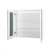 Cefito 600x720mm White Bathroom Mirror Cabinet, High Gloss MDF, Twin Doors, Adjustable Shelves, Eco-Friendly Design