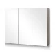 Cefito Bathroom Mirror Cabinet, MDF, Natural Oak, 900x720mm, Eco-Friendly, Soft-Close Doors, Adjustable Shelves