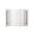 Cefito White Bathroom Vanity Mirror Cabinet: High Gloss MDF, 3 Soft-Close Doors, Adjustable Shelves, 900x150x720mm