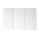 Cefito Bathroom Mirror Cabinet, MDF, White, 1200x720mm, High Gloss, Eco-Friendly, Adjustable Shelves, Soft-Close Doors