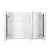 Cefito Bathroom Mirror Cabinet, MDF, White, 1200x720mm, High Gloss, Eco-Friendly, Adjustable Shelves, Soft-Close Doors