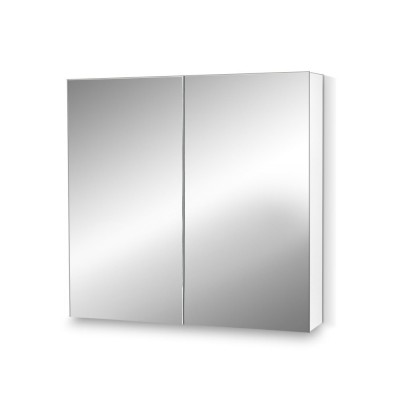 Cefito 750x720mm White Bathroom Mirror Cabinet - High Gloss PU MDF, Soft-Close Doors, Adjustable Shelves, Eco-Friendly Cefito 750x720mm White Bathroom Mirror Cabinet - High Gloss PU MDF, Soft-Close Doors, Adjustable Shelves, Eco-Friendly