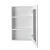 Cefito High Gloss White Bathroom Mirror Cabinet 450x720mm - Eco-Friendly MDF, Adjustable Shelves, Soft-Close Doors