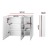 Cefito 3-Door Bathroom Mirror Cabinet with LED Light, Bluetooth Audio, Anti-Fog, Soft Close, 900x720mm, White