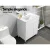 Cefito Bathroom Vanity Unit, MDF & Nano Ceramic, 765mm, High-Gloss Finish, Modern Freestanding Basin Cabinet