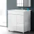 Cefito Bathroom Vanity Unit, MDF & Nano Ceramic, 765mm, High-Gloss Finish, Modern Freestanding Basin Cabinet