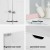 Artiss Bathroom Floor Storage Cabinet, White MDF, 2 Drawers, 3 Open Shelves, 2 Doors, 60x33x154cm, Easy Assembly