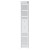 Artiss Bathroom Toilet Storage Cabinet - Slim Tallboy with Ventilated Doors, 2 Drawers, Water-Resistant, 118cm, White
