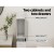 Artiss Bathroom Toilet Storage Cabinet - Slim Tallboy with Ventilated Doors, 2 Drawers, Water-Resistant, 118cm, White