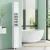 Artiss 180cm Tall Slim Bathroom Storage Cabinet, White MDF Linen Tower with Drawer, Adjustable Shelves, Floor Cupboard