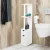 Artiss Freestanding Bathroom Cabinet 118cm White - Eco-Friendly E1 MDF, UV Lacquered, Stylish Space-Saving Storage Unit