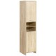 Artiss Tall Bathroom Cabinet, Eco-Friendly Particle Board, 185cm, Oak Finish, Space-Saving Storage Solution