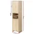 Artiss Tall Bathroom Cabinet, Eco-Friendly Particle Board, 185cm, Oak Finish, Space-Saving Storage Solution