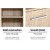 Artiss Tall Bathroom Cabinet, Eco-Friendly Particle Board, 185cm, Oak Finish, Space-Saving Storage Solution