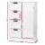 Artiss White Bathroom Cabinet: 4 Drawers & 2-Shelf Cupboard, Eco-Friendly MDF, 54x29x83cm, Sleek Design for Modern Homes