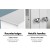 Artiss Bathroom Mirror Cabinet, White Tallboy Storage Cupboard, Eco-Friendly E1 MDF, 56x13x58cm, Adjustable Shelf