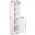 Artiss 160cm White Bathroom Cabinet Storage - Eco-Friendly E1 MDF, 5-Tier Shelves, Magnetic Door, Space-Saving Design Artiss 160cm White Bathroom Cabinet Storage - Eco-Friendly E1 MDF, 5-Tier Shelves, Magnetic Door, Space-Saving Design