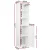 Artiss 160cm White Bathroom Cabinet Storage - Eco-Friendly E1 MDF, 5-Tier Shelves, Magnetic Door, Space-Saving Design