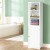 Artiss 160cm White Bathroom Cabinet Storage - Eco-Friendly E1 MDF, 5-Tier Shelves, Magnetic Door, Space-Saving Design Artiss 160cm White Bathroom Cabinet Storage - Eco-Friendly E1 MDF, 5-Tier Shelves, Magnetic Door, Space-Saving Design
