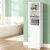 Artiss 160cm White Bathroom Cabinet Storage - Eco-Friendly E1 MDF, 5-Tier Shelves, Magnetic Door, Space-Saving Design